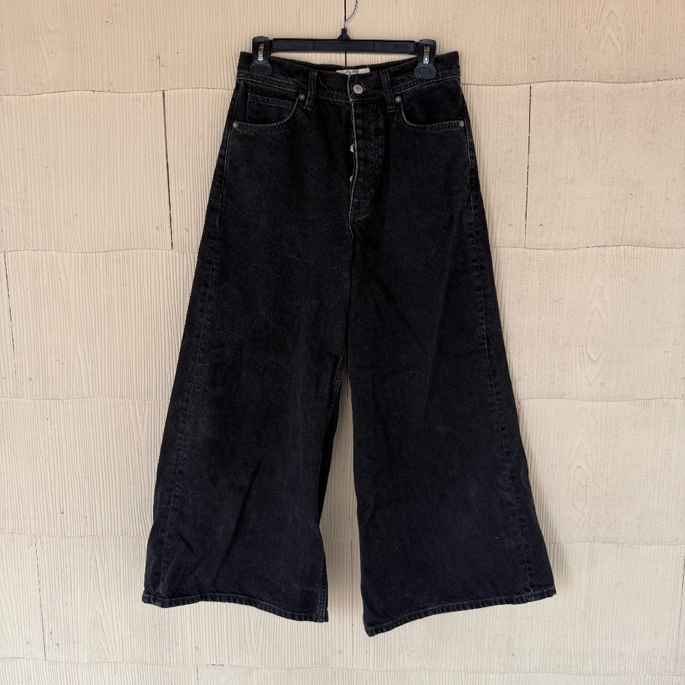 We The Free - Free People Button Fly Wide Leg Jeans